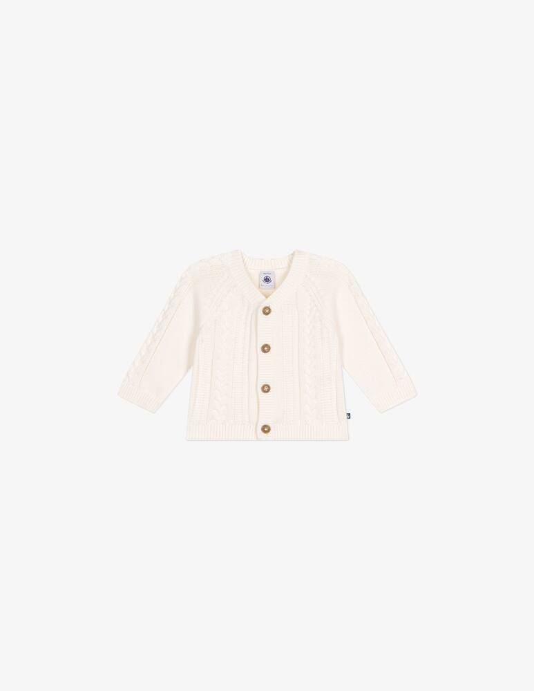 Petit Bateau Cardigan intrecciato - immagine 1 Petit Bateau Cardigan intrecciato - immagine 1