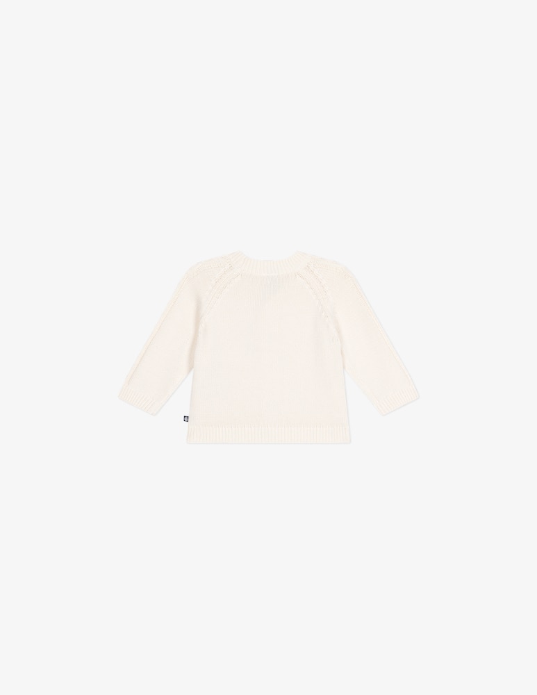 Petit Bateau Cardigan intrecciato - immagine 2 Petit Bateau Cardigan intrecciato - immagine 2