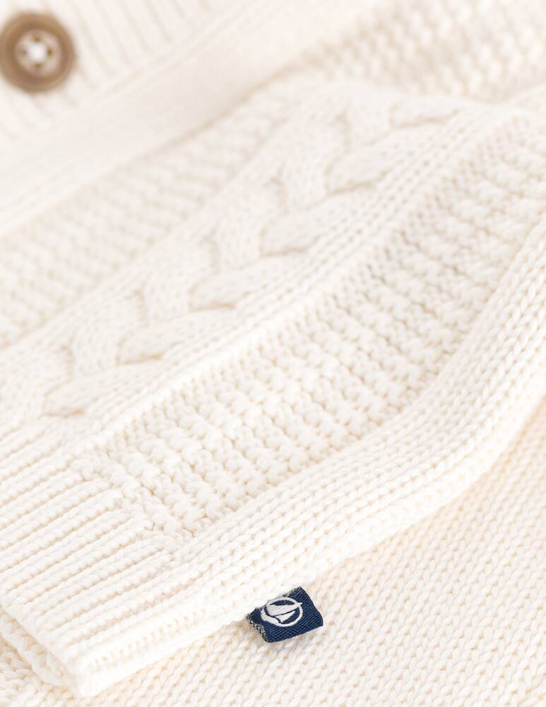 Petit Bateau Cardigan intrecciato - immagine 3 Petit Bateau Cardigan intrecciato - immagine 3