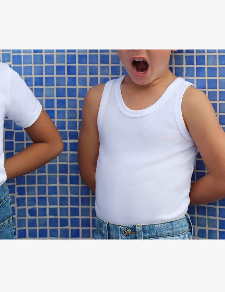 rinascente Petit Bateau Pack canotte a costine