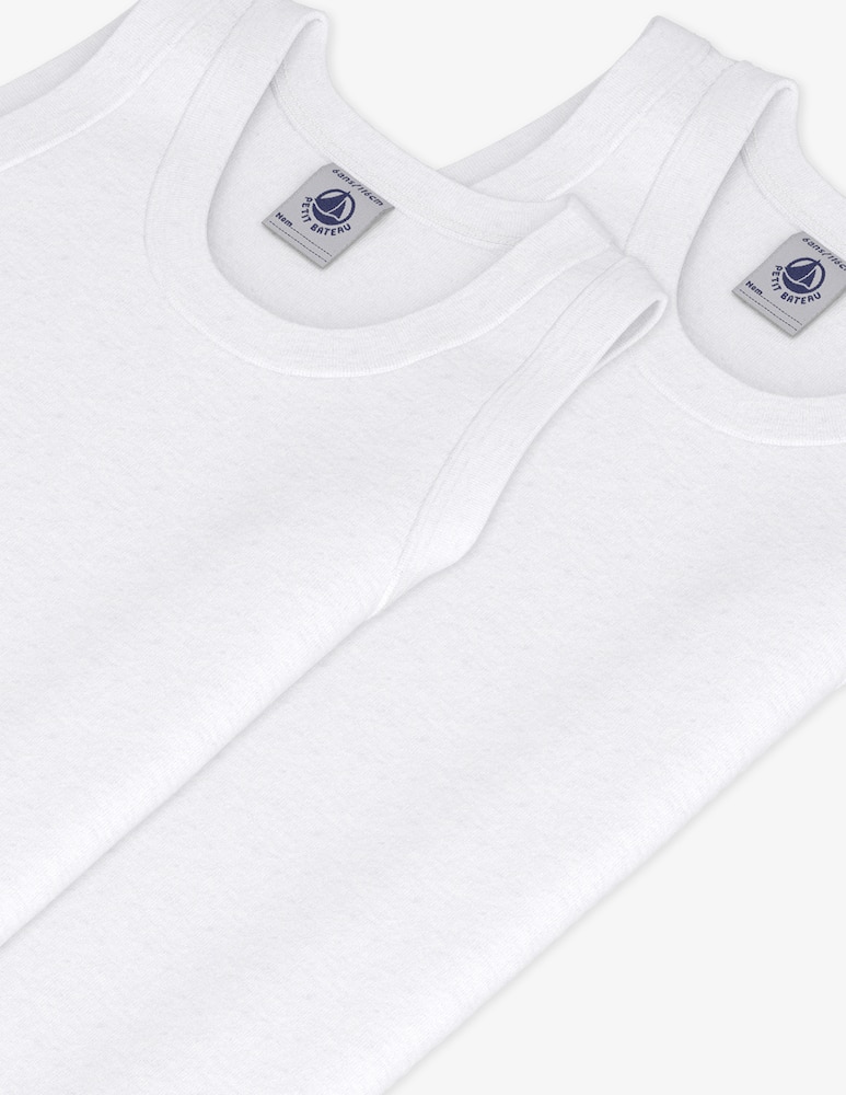 rinascente Petit Bateau Pack canotte a costine