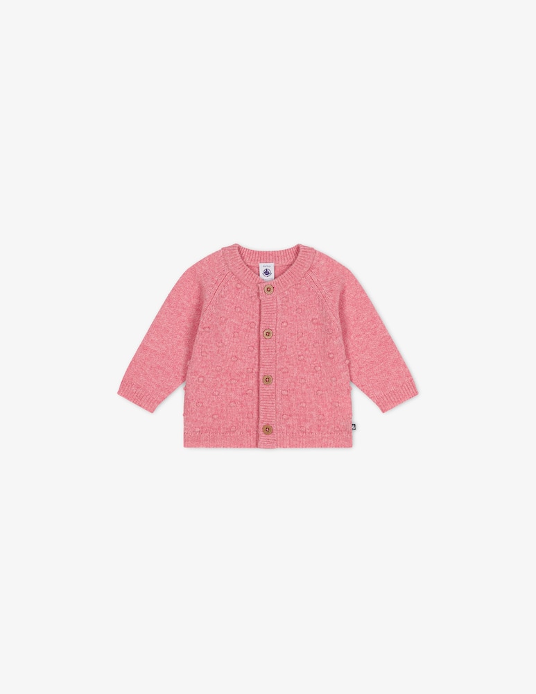 Petit Bateau Cardigan in misto lana - immagine 1 Petit Bateau Cardigan in misto lana - immagine 1