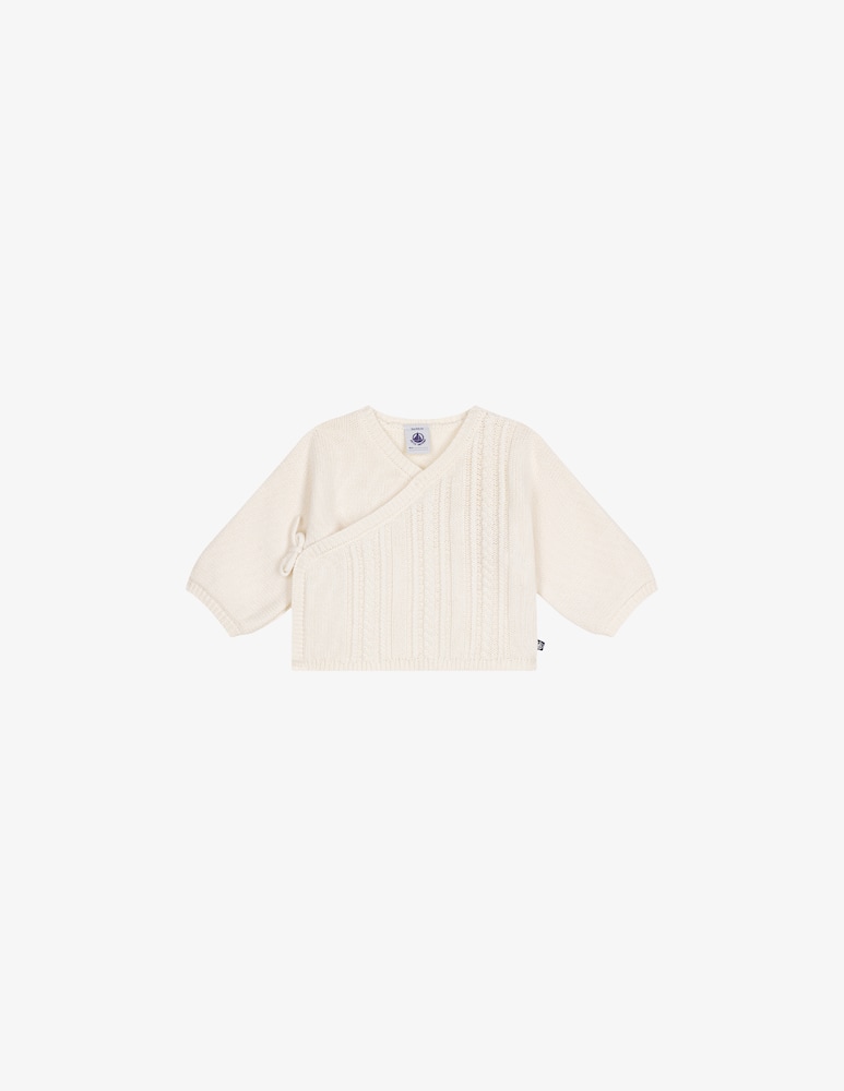 Petit Bateau Cardigan in misto lana - immagine 1 Petit Bateau Cardigan in misto lana - immagine 1