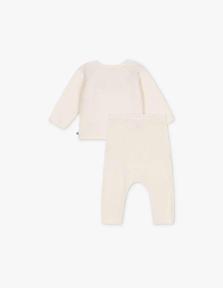 Petit Bateau Set maglione e pantaloni in maglia - immagine 2 Petit Bateau Set maglione e pantaloni in maglia - immagine 2