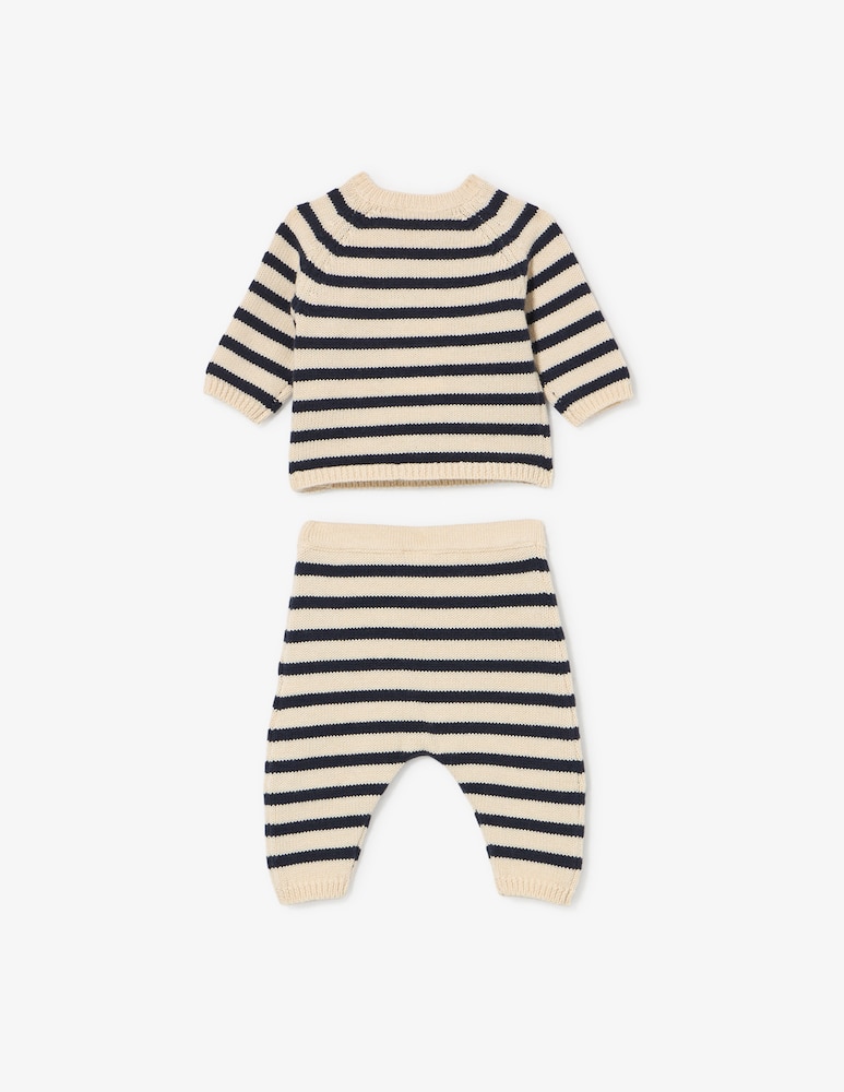 rinascente Petit Bateau Set due pezzi a righe