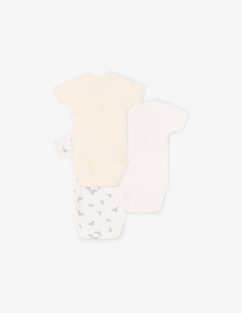 rinascente Petit Bateau Set di 3 body incrociati