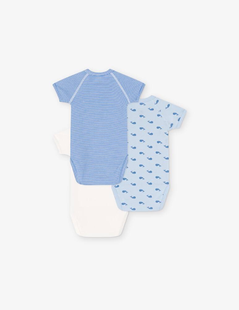 rinascente Petit Bateau Set di 3 body incrociati