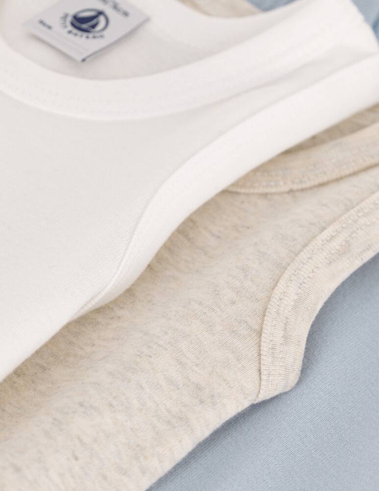 rinascente Petit Bateau Set di 3 body in cotone