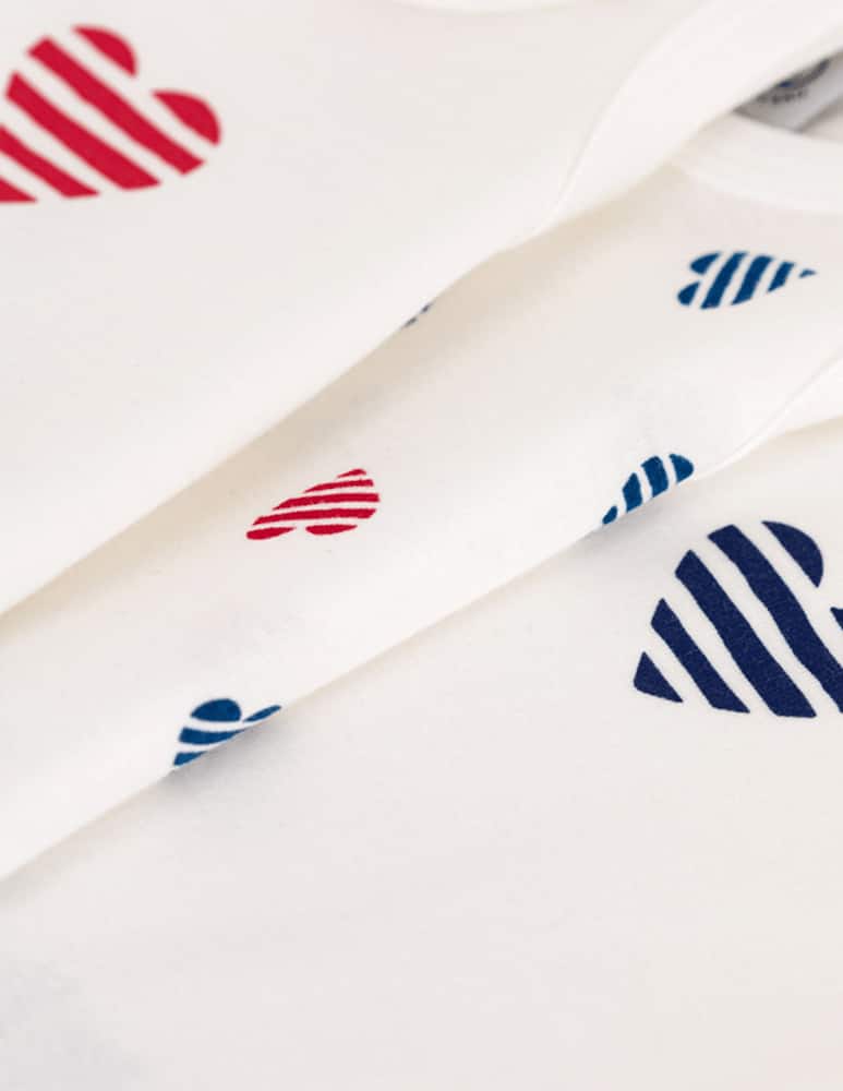 Petit Bateau Set di 3 body con cuori - immagine 3