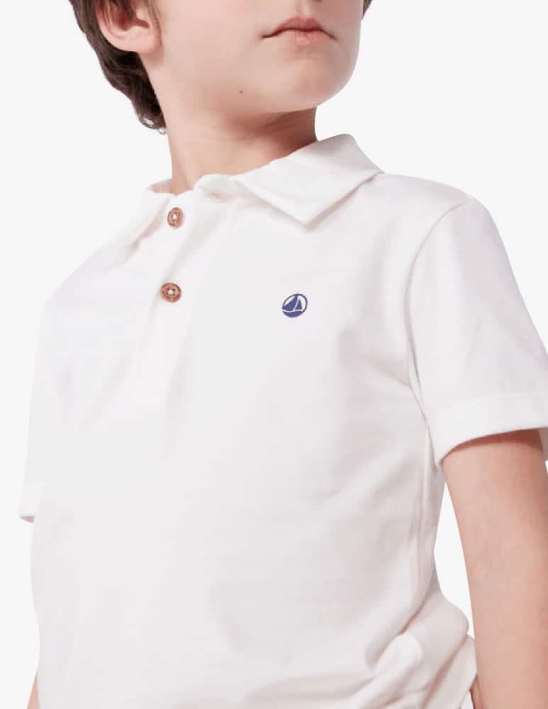 Petit Bateau Polo con logo - immagine 2 Petit Bateau Polo con logo - immagine 2