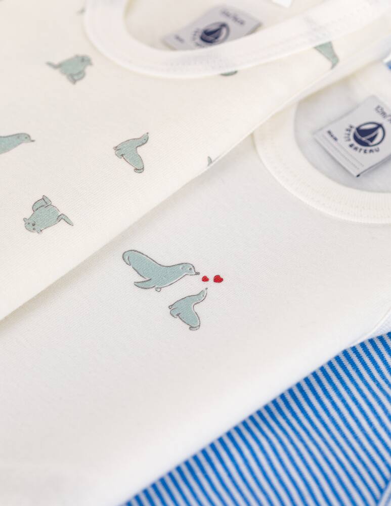 rinascente Petit Bateau Set di 3 body in cotone