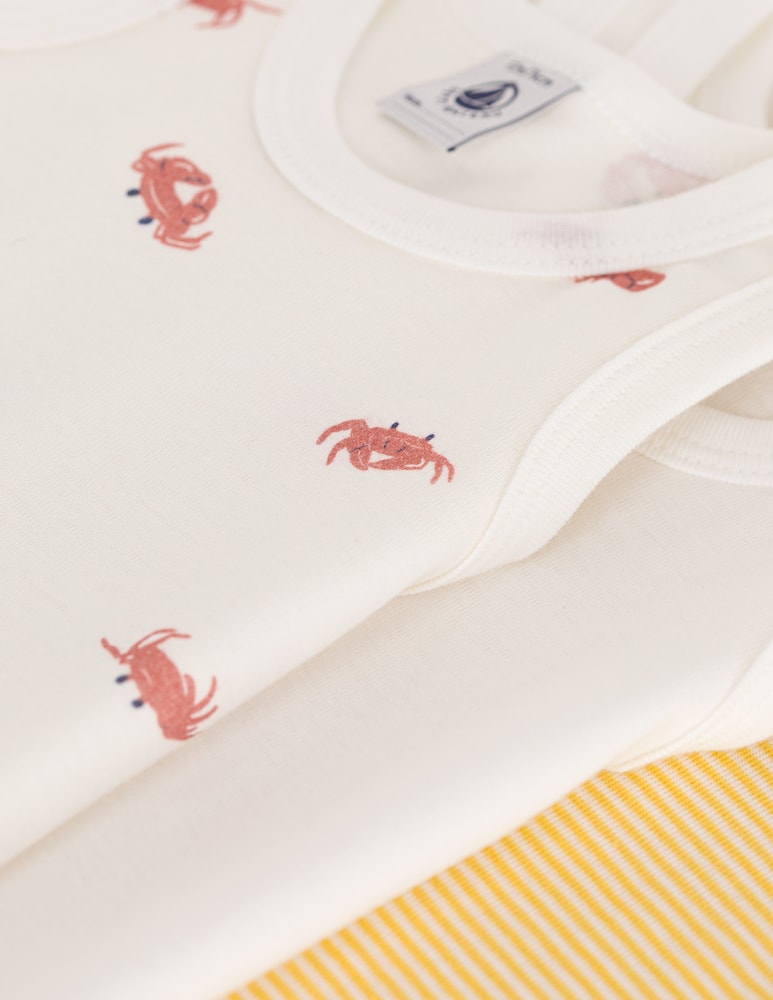 rinascente Petit Bateau Print bodysuit set of 3