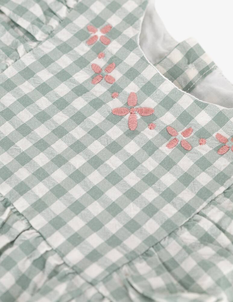 Petit Bateau Tutina a quadretti - immagine 3 Petit Bateau Tutina a quadretti - immagine 3