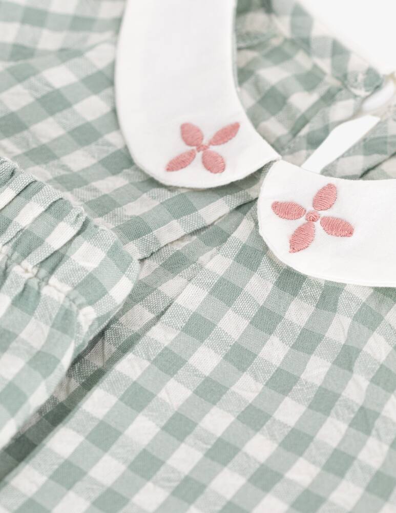 rinascente Petit Bateau Gingham short set