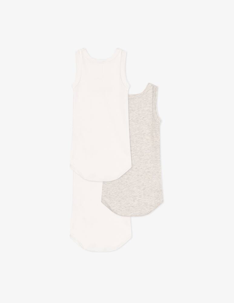 Petit Bateau Set di 3 body senza maniche - immagine 2 Petit Bateau Set di 3 body senza maniche - immagine 2