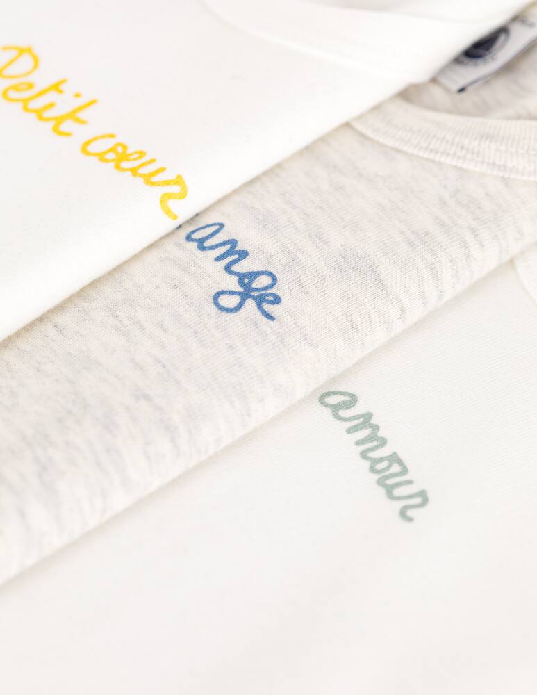 rinascente Petit Bateau Set di 3 body senza maniche