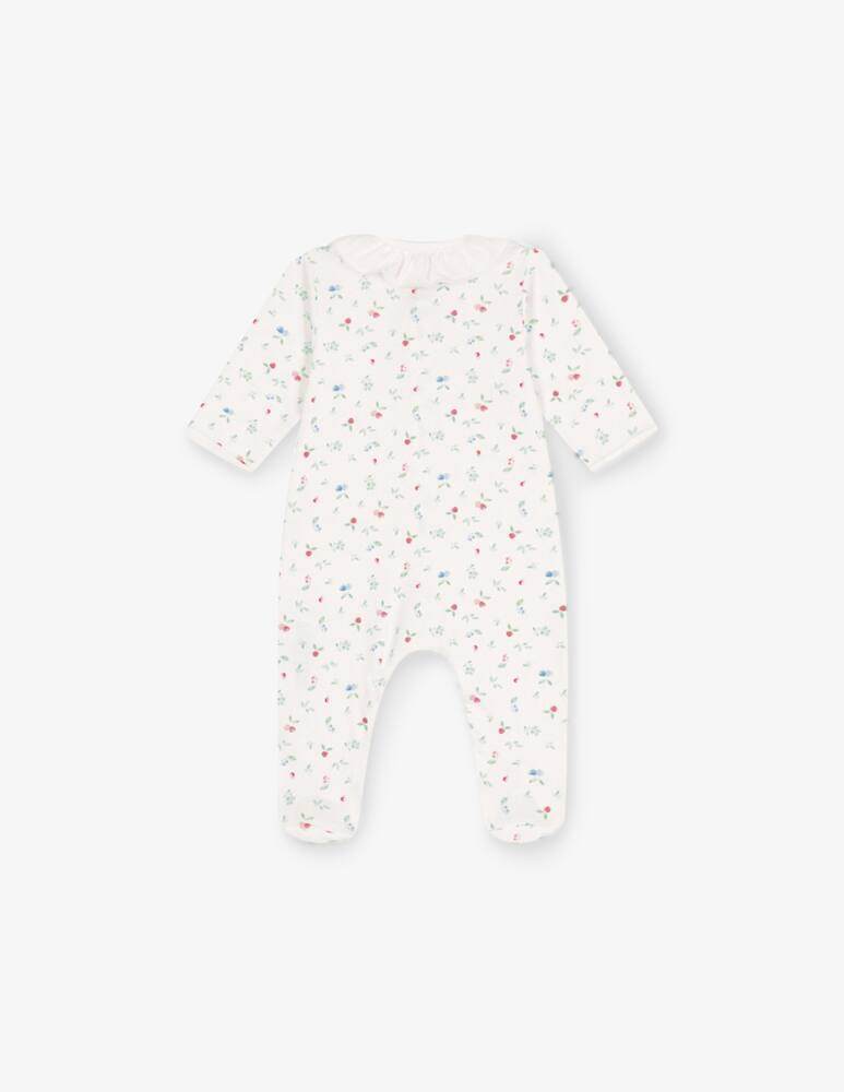 rinascente Petit Bateau Floral print sleepsuit