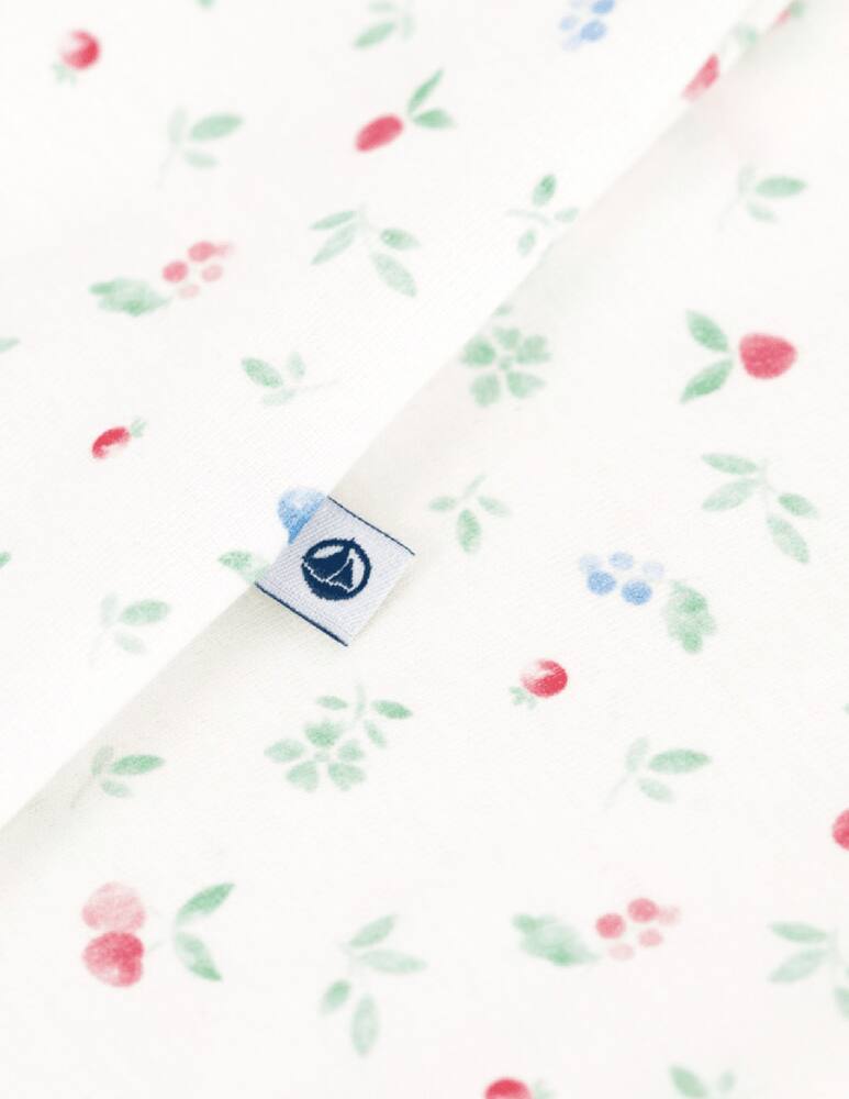rinascente Petit Bateau Floral print sleepsuit