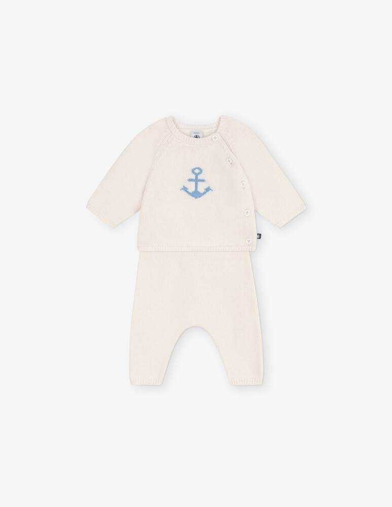 rinascente Petit Bateau Anchor knit set