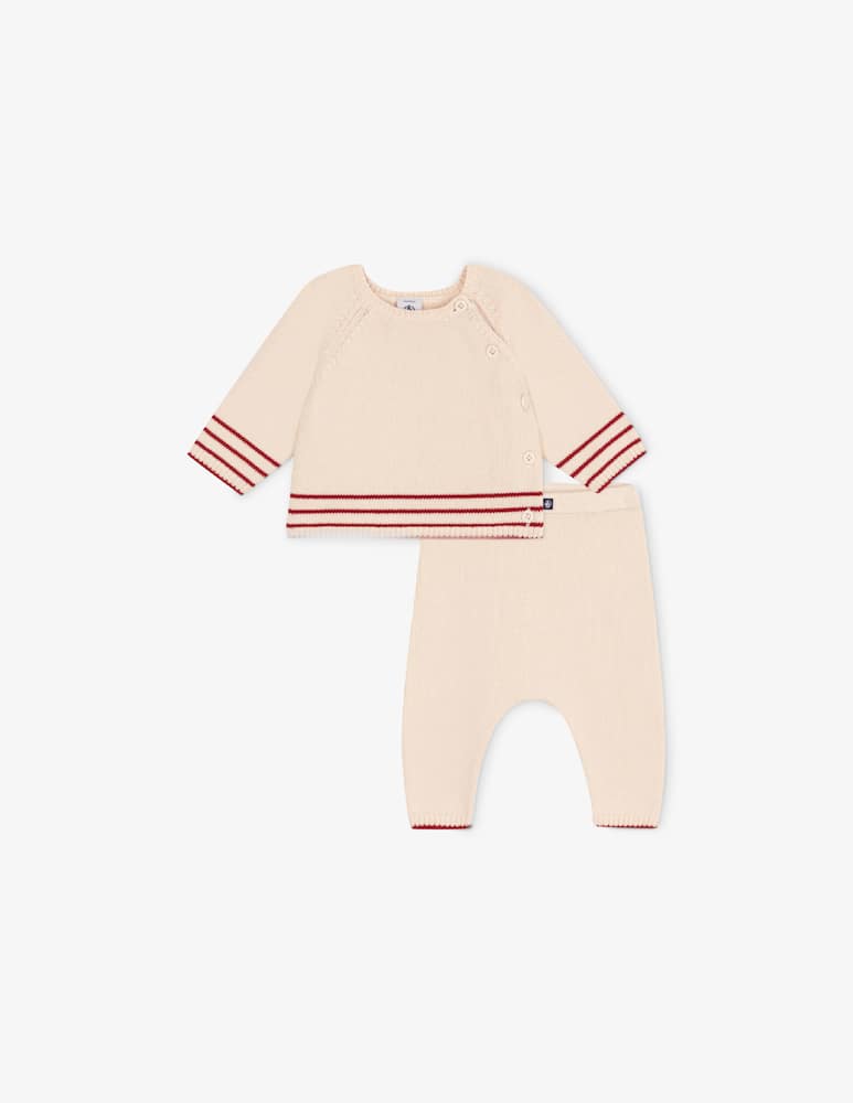 Petit Bateau Completo 2 pezzi maglia - immagine 1 Petit Bateau Completo 2 pezzi maglia - immagine 1