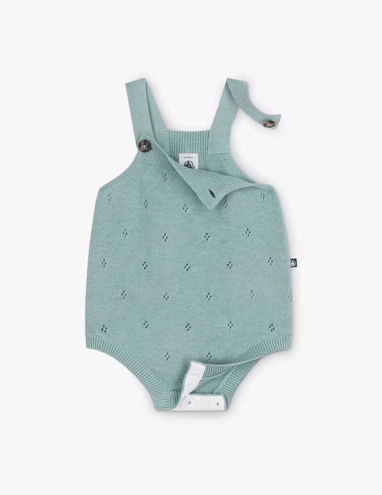 rinascente Petit Bateau Knitted strap playsuit