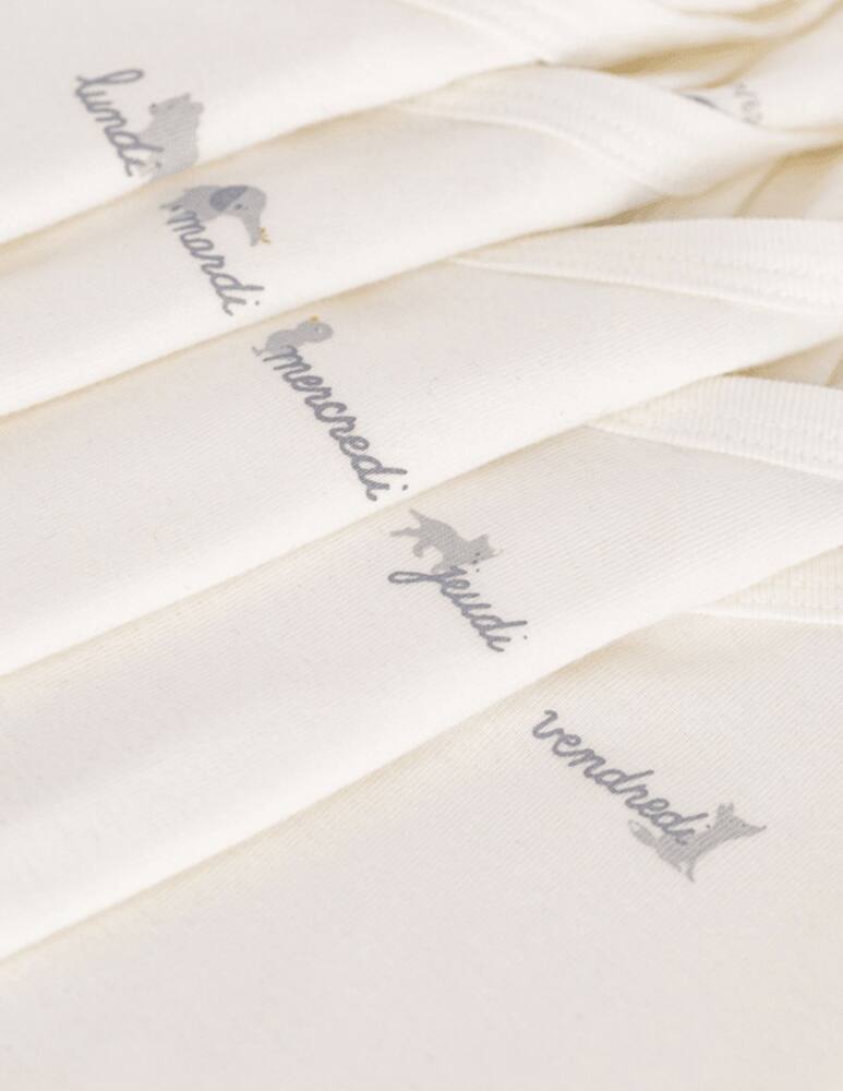 rinascente Petit Bateau Set di 5 body a manica corta Week