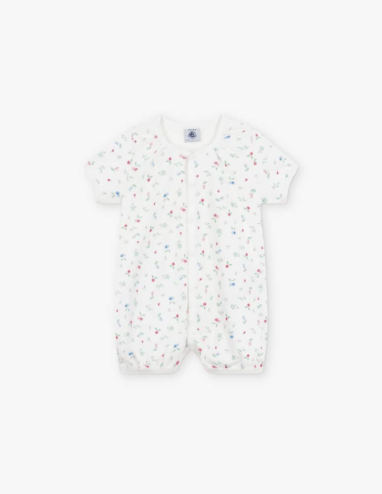 Petit Bateau Floral print romper - picture 1 Petit Bateau Floral print romper - picture 1