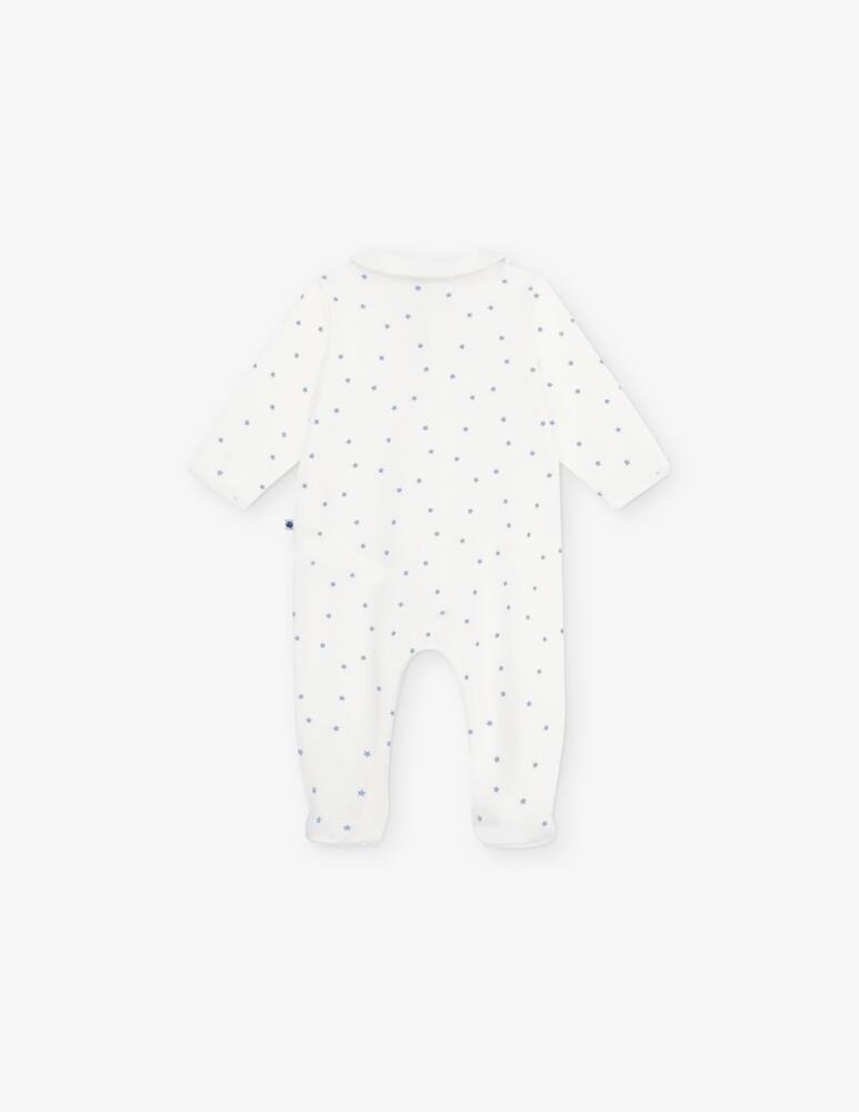 rinascente Petit Bateau Star pattern sleepsuit