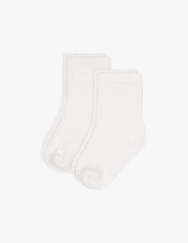 rinascente Petit Bateau Ribbed socks set 2