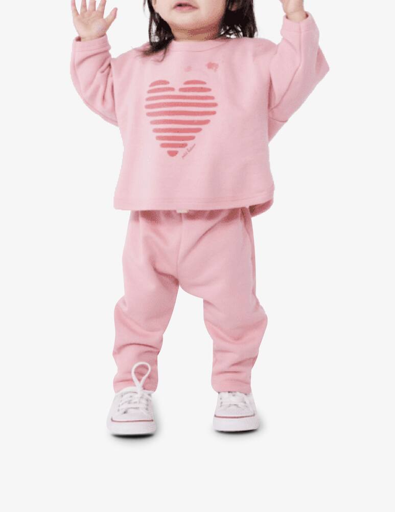 rinascente Petit Bateau Heart motif sweatshirt