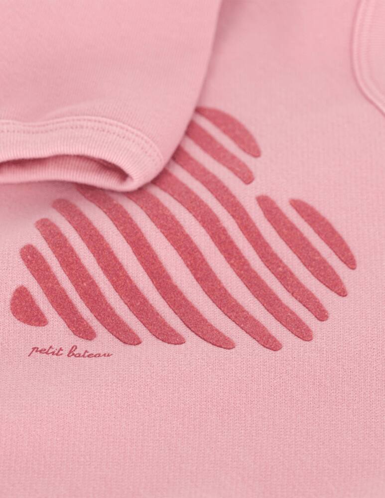 rinascente Petit Bateau Heart motif sweatshirt