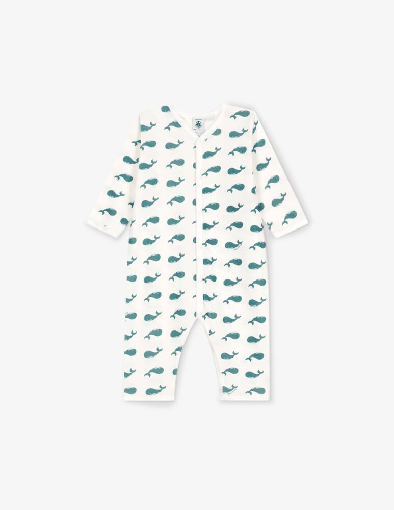 Petit Bateau Tutina pigiama con balene - immagine 1