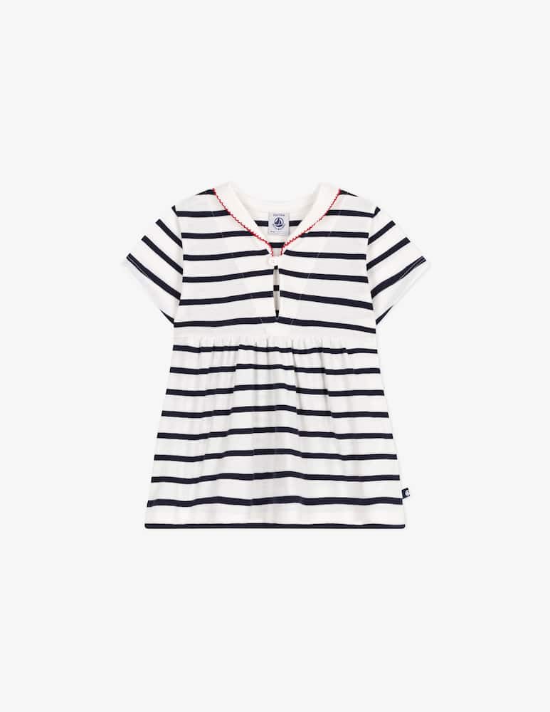 Petit Bateau Abito rigato marinaro - immagine 1 Petit Bateau Abito rigato marinaro - immagine 1