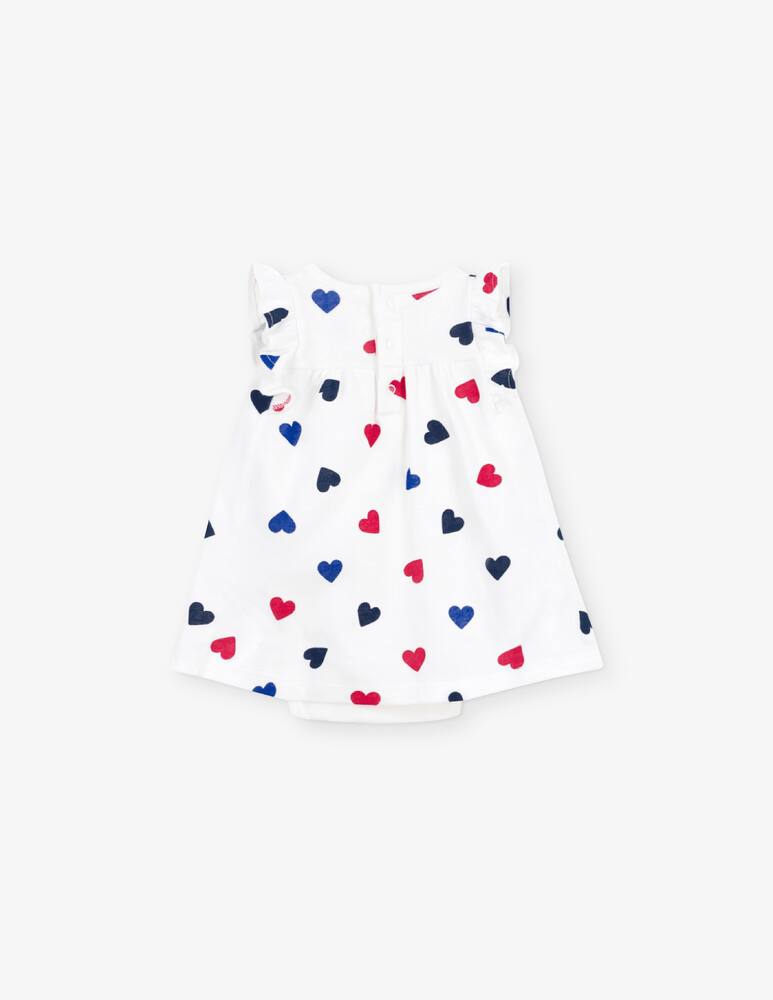 rinascente Petit Bateau Heart print romper