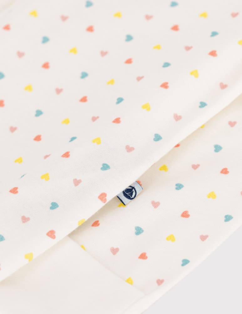 Petit Bateau Body pigiama dtampa cuori - immagine 3 Petit Bateau Body pigiama dtampa cuori - immagine 3