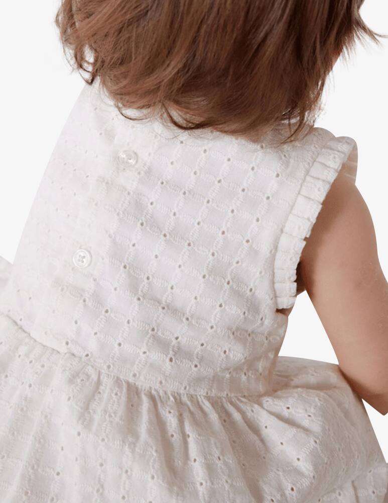 rinascente Petit Bateau Abito smanicato ricamato