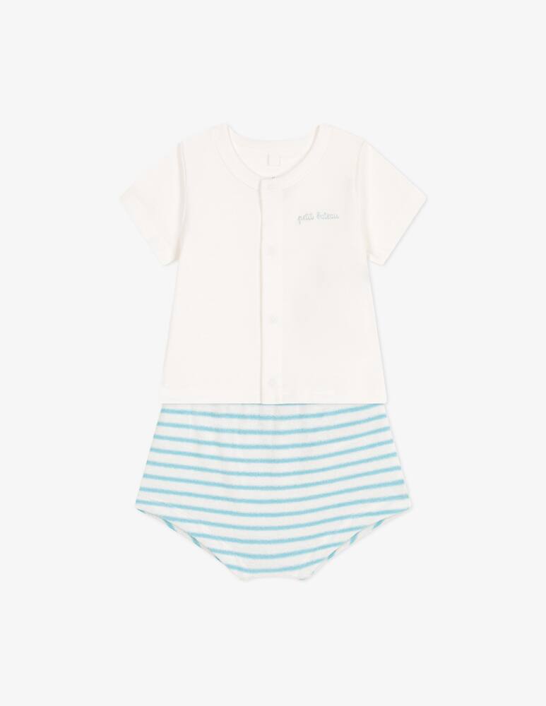 rinascente Petit Bateau Striped day set