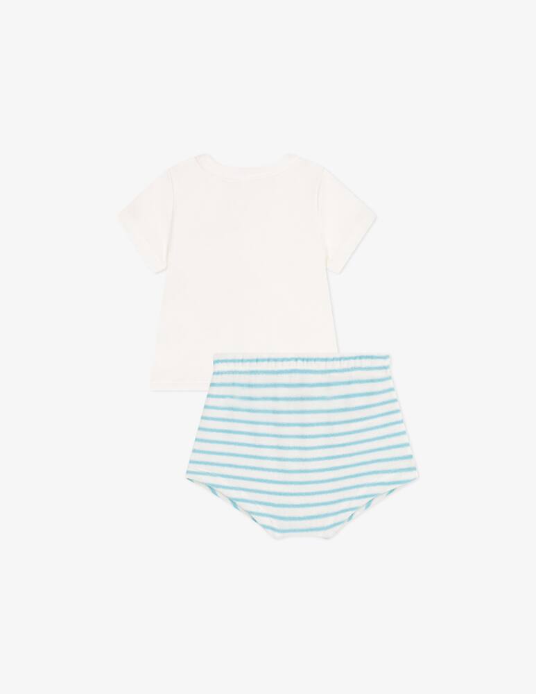 rinascente Petit Bateau Striped day set