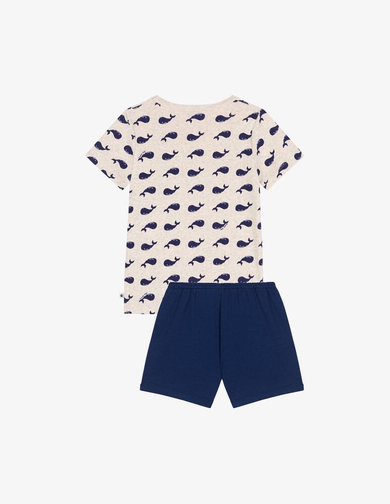 rinascente Petit Bateau Whale print pyjama set