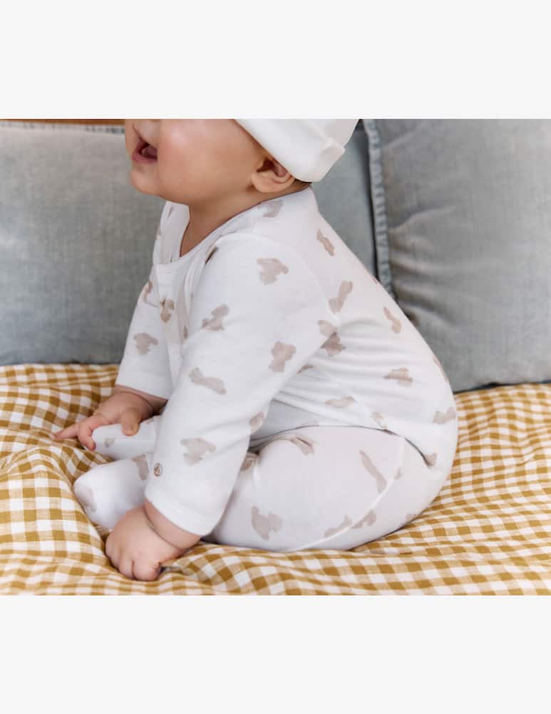 rinascente Petit Bateau Printed sleepsuit