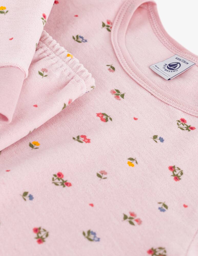Petit Bateau Floral print pyjama set - picture 3 Petit Bateau Floral print pyjama set - picture 3