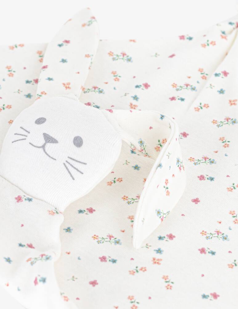 rinascente Petit Bateau Floral bunny comforter