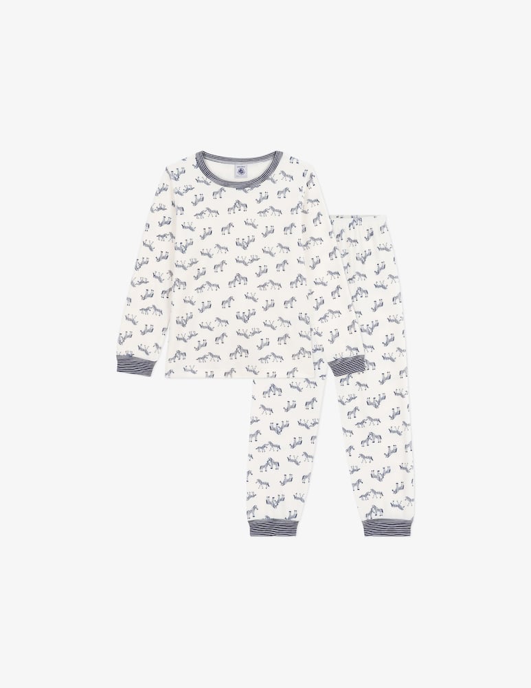 Petit Bateau Pigiama con zebre - immagine 1 Petit Bateau Pigiama con zebre - immagine 1