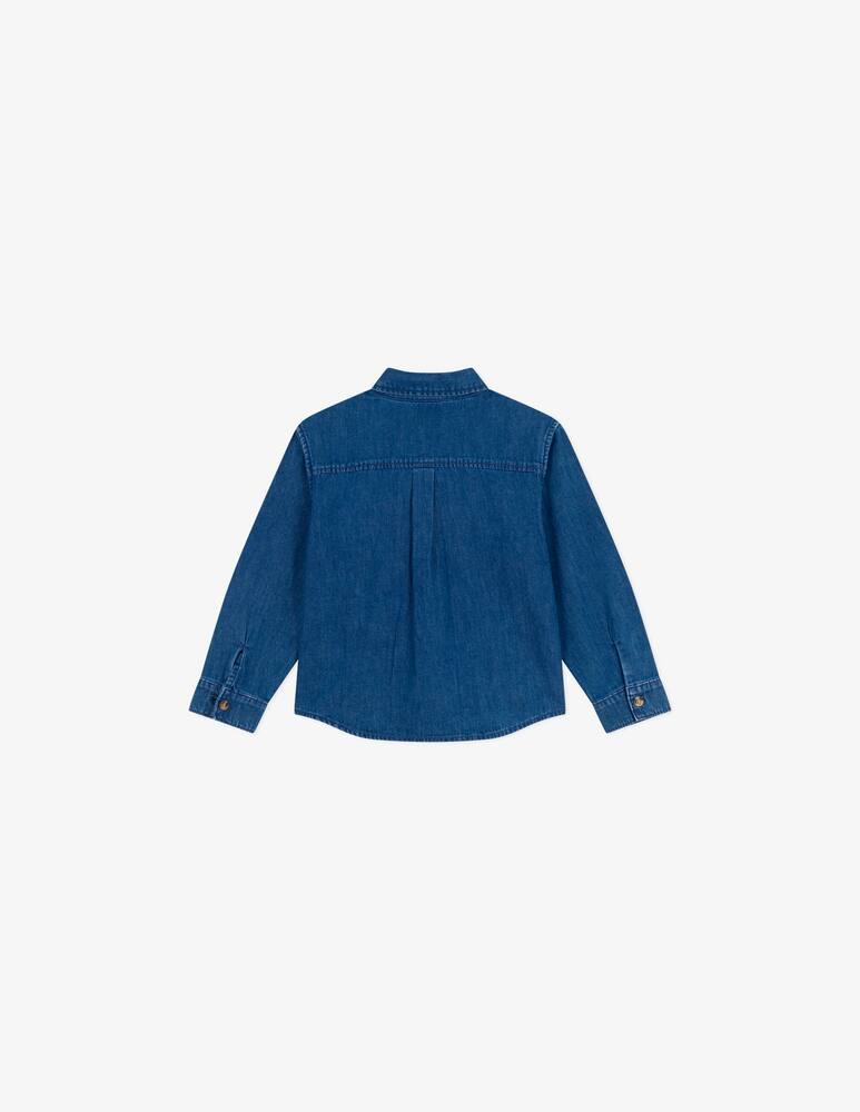 Petit Bateau Denim button-down shirt - picture 2 Petit Bateau Denim button-down shirt - picture 2