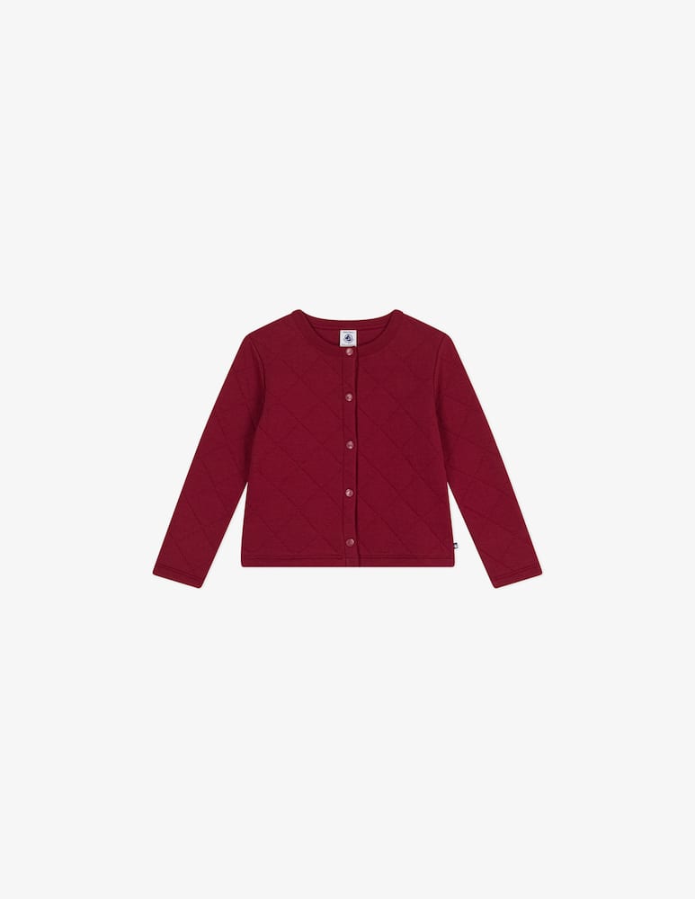 rinascente Petit Bateau Quilted button cardigan