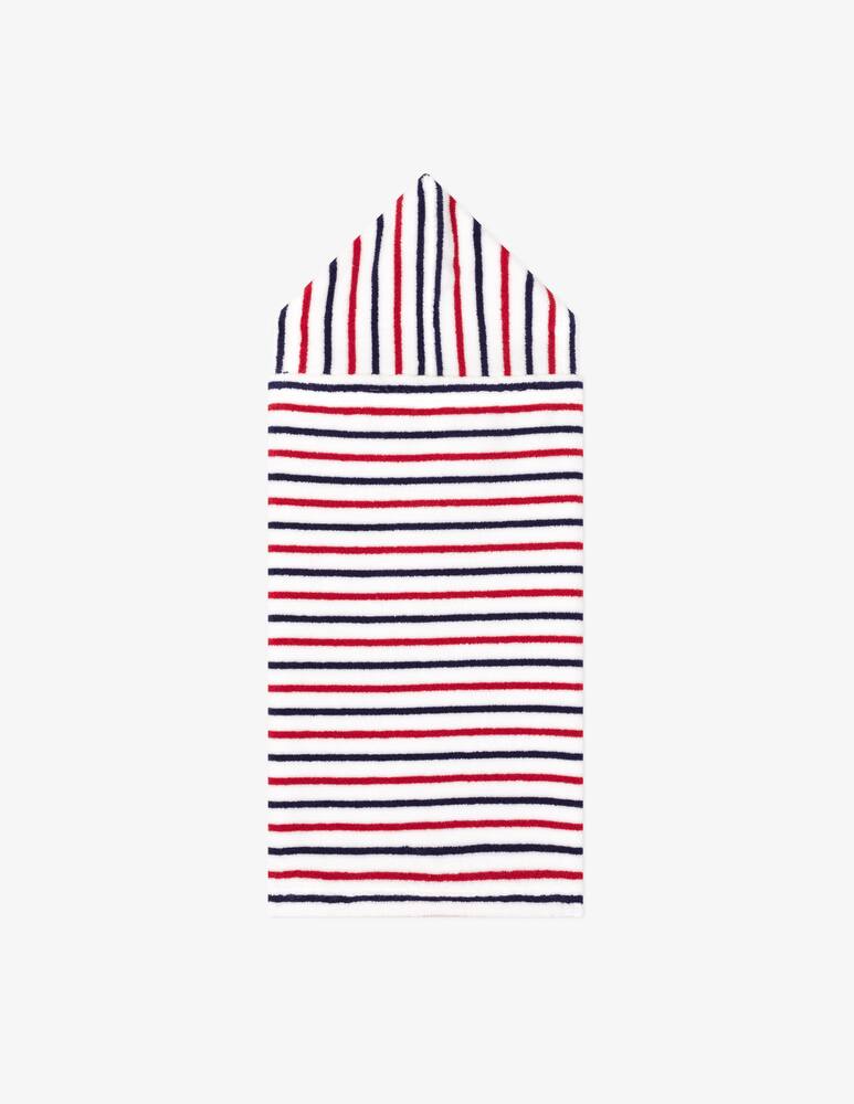 rinascente Petit Bateau Hooded stripe towel