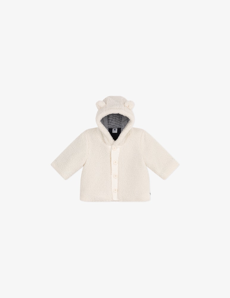 rinascente Petit Bateau Giacca sherpa con cappuccio