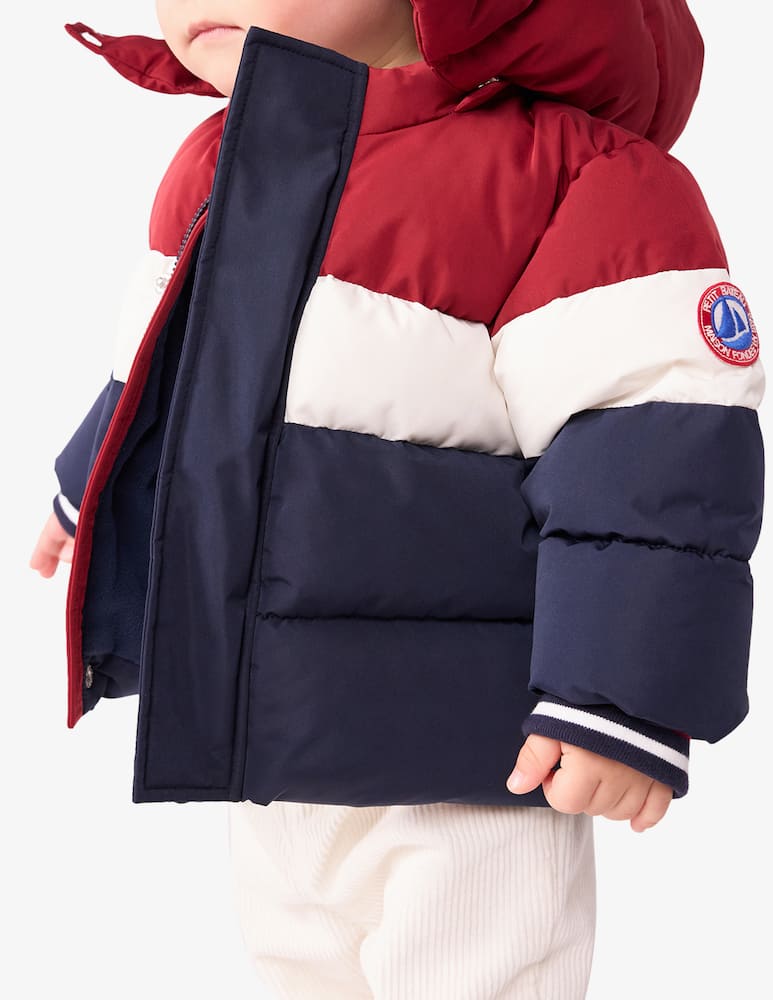 Petit Bateau Hooded colourblock jacket - picture 2