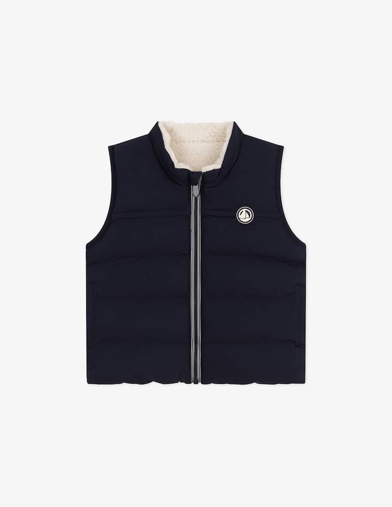 rinascente Petit Bateau Gilet imbottito reversibile