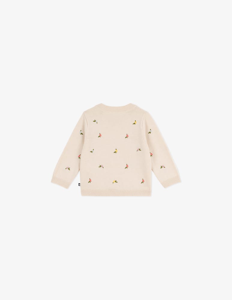 Petit Bateau Maglione con ricami floreali - immagine 2 Petit Bateau Maglione con ricami floreali - immagine 2